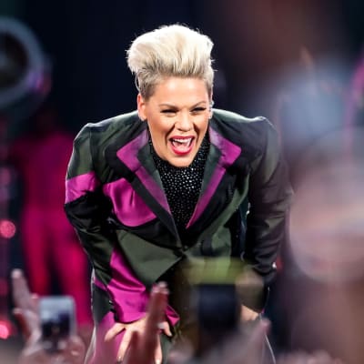 Yhdysvaltalainen pop-laulaja Pink esiintyi Berliinissä heinäkuussa.