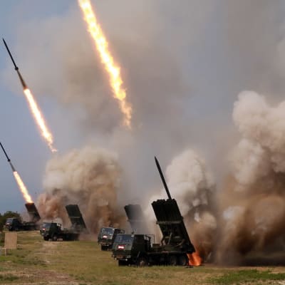 Missiltest i Nordkorea i maj 2019.