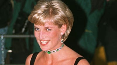 Prinsessan Diana två månader före sin död.