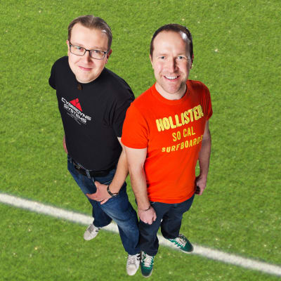 Antti Koivukangas och Christian Vuojärvi gör Yle Sportens podd.