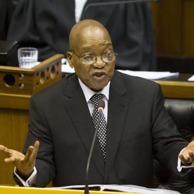 Etelä-Afrikan presidentti Jacob Zuma