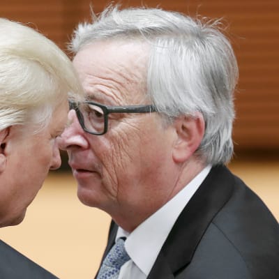 Donald Trump ja Jean-Claude Juncker tapaavat G20-kokouksessa Hampurissa