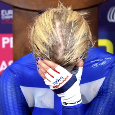 Lotta Lepistö var besviken efter EM-tempoloppet i Glasgow.