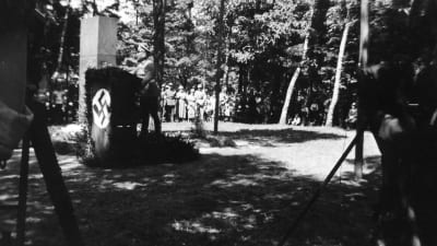Invigning av Jägarnas minnesmärke i Hohenlockstedt 1939