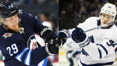 Patrik Laine och Auston Matthews.