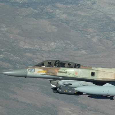 Ett F16 ur Israels flygvapen