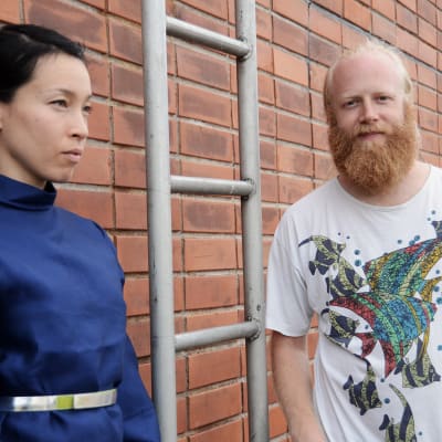 Yukimi Nagano och Håkan Wirenstrand från Little Dragon på Flow 2014.
