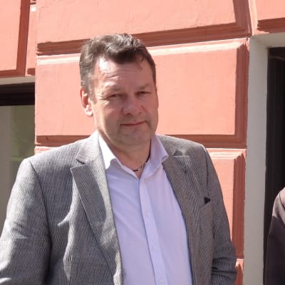 Dan Örndahl och Vesa Routamaa från föreningen Anvias småägare rf.