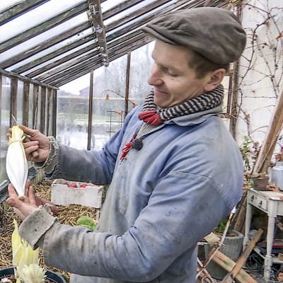 Frank Erichsen ser över sina odlingar i första avsnittet av säsong 16.