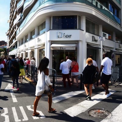 Diorin kauppa Ranskan Cannesissa.