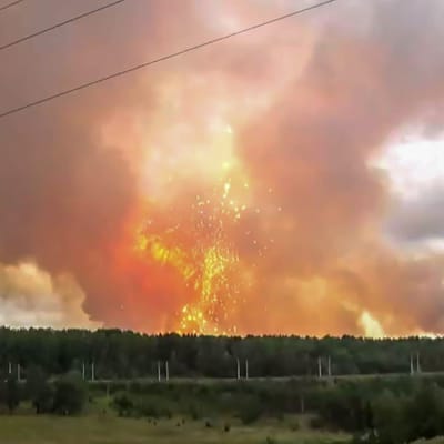 Explosion i ammunitionsdepå i Krasnojarsk den 5 augusti 2019