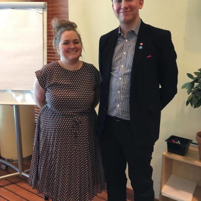 Jacob Storbjörk och Jonna Lindqvist