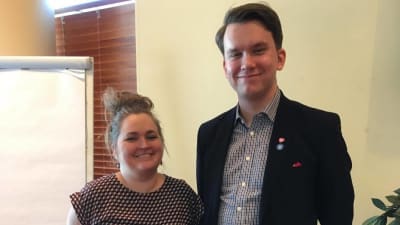 Jacob Storbjörk och Jonna Lindqvist