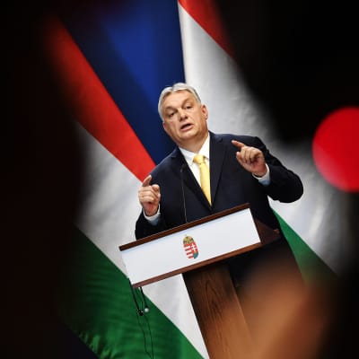 Kuvassa on Unkarin pääministeri Viktor Orban.