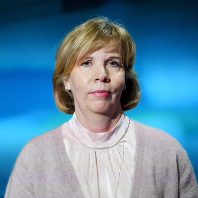 RKP:n puheenjohtaja, oikeusministeri Anna-Maja Henriksson.