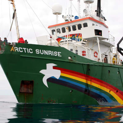 Greenpeacefartyget Arctic Sunrise.
