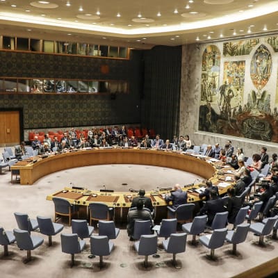 FN:s säkerhetsråd höll krismöte om det nordkoreanska kärnvapentestet den 4 september 2017.