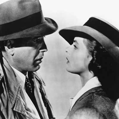 Humphrey Bogart ja Ingrid Bergman elokuvassa Casablanca (1942).