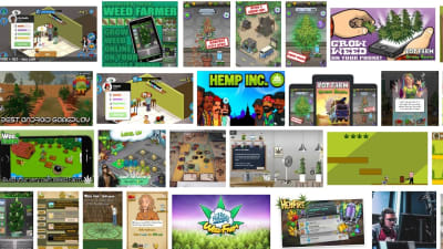 En snabb googlesökning ger många resultat på olika spel där man odlar marijuana.