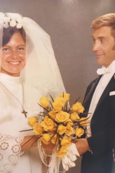 Bröllopsfoto på Sissel och Pär Stenbäck