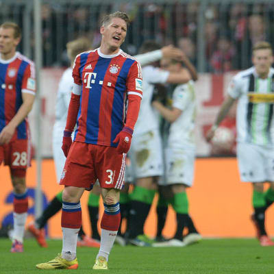 Bastian Schweinsteiger och Bayern föll hemma.