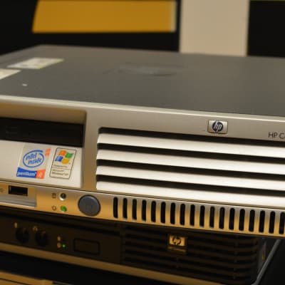 Den här Pentium 4-datorn med Windows XP kommer att få operativsystemet Lubuntu.
