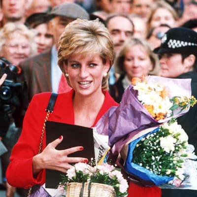 Prinsessa Diana vuonna 1995
