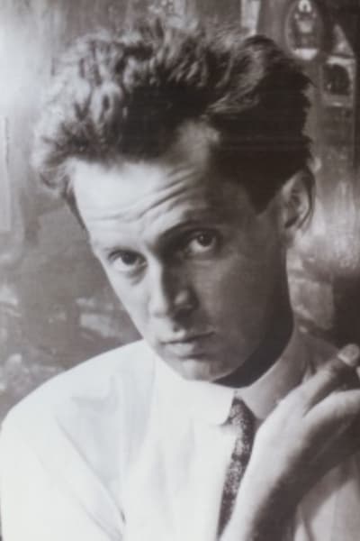 Den österrikiska konstnären Egon Schiele 1918.