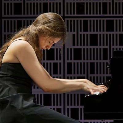Daria Parkhomenko Maj Lind -pianokilpailun alkuerässä.