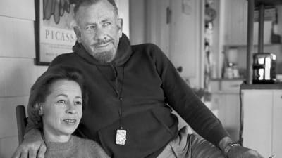 John och Elaine Steinbeck är 1950