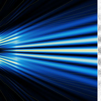 Dubbeltspaltexperimentet, ett experiment inom kvantfysik som visar på våg-partikel-dualitet. 