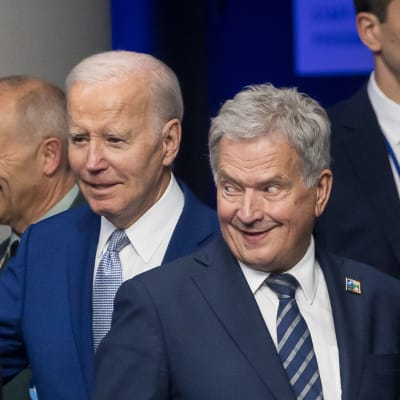 Joe Biden ja Sauli Niinistö.