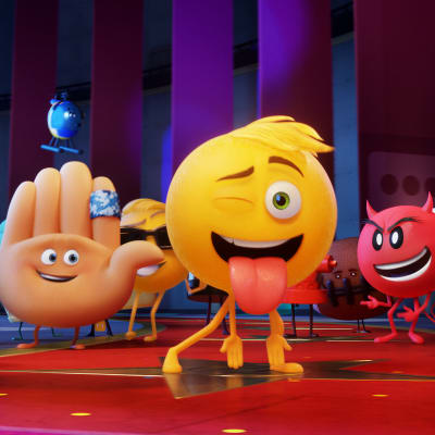 en samling emojies från filmen