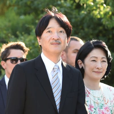 Japans kronprins Akishino och kronprinsessan Kiko 