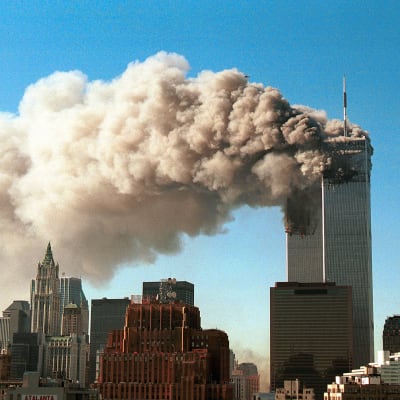 WTC-tornien isku syyskuussa 2001.