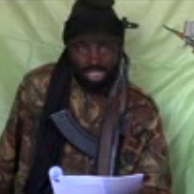 Gerillaledaren Abubakar Shekau.