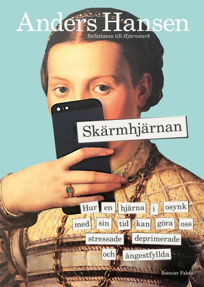 Pärmen till Anders Hansens bok "Skärmhjärnan".