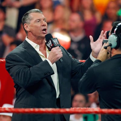 Showpainijaliitto WWE:n omistaja Vince McMahon.