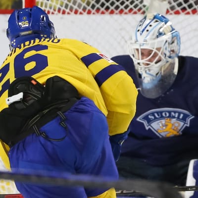 Victor Stjernborg gör mål i junior-VM.