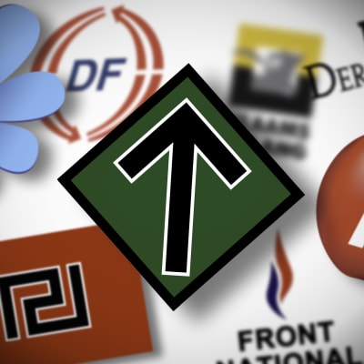 eurooppalaiset äärioikeisto, oikeistopopulismi -ryhmiä, logo