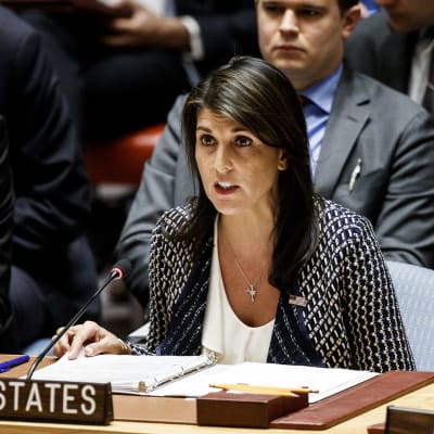 USA:n YK-suurlähettiläs Nikki Haley