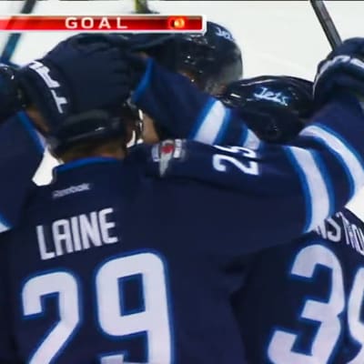 NHL huippuhetket: Patrik Laine pommitti kaksi ylivoimamaalia