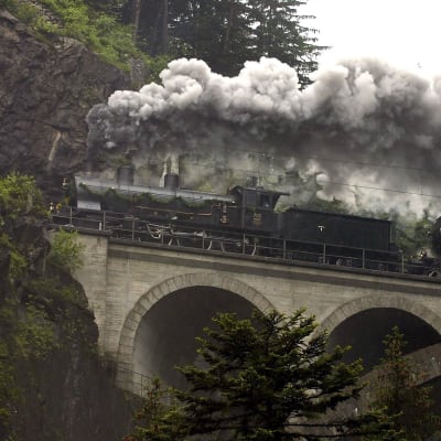 125th anniversary of the Gotthard railroad in Switzerland