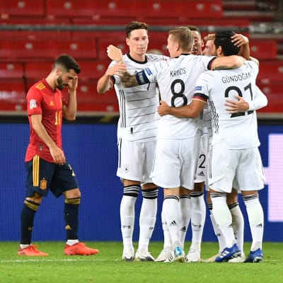 Matchen Spanien–Tyskland hör till delikatesserna då Nations League-gruppspelet avslutas. Då lagen möttes i Tyskland i september skrevs slutresultatet 1–1.