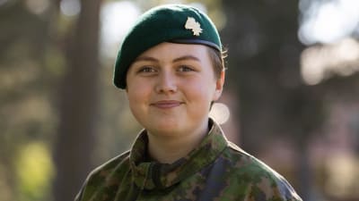 Emilie Jäntti i militären