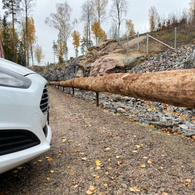 Storskogsportens parkeringsplats