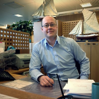 Fredrik Lindblom chef för Nordeas kontor i Kimito.