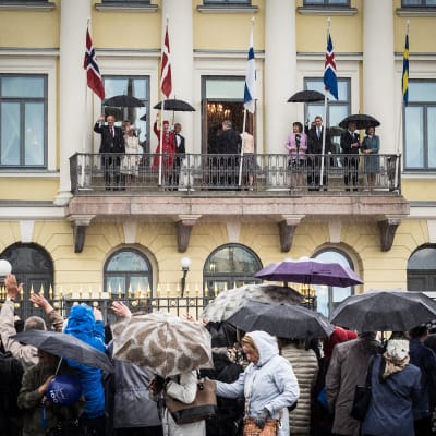 Pohjoismaiden valtionpäämiehet vierailevat Helsingissä.
