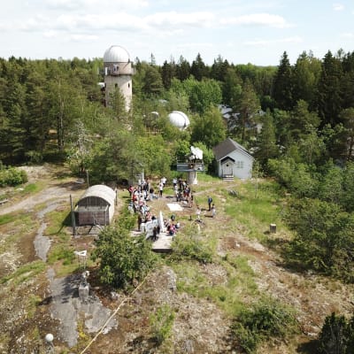Kitsat-satelliitin laukaisu Tuorlassa.