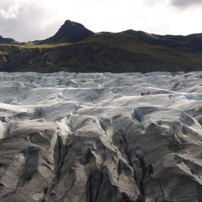 svinafellsjokull- jäätikkö Islannissa.